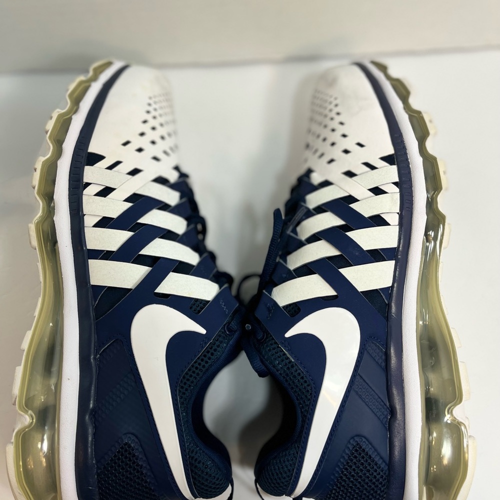 NIKE TR MAX 360 RUNNING SHOES WHITE Blue 599286 401 SZ 12.5 - Picture 9 of 14